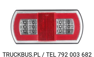 LAMPA TYLNA  LED 27 PRAWA  12/24V  