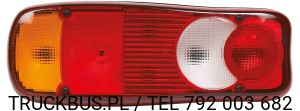 LAMPA TYLNA ŁEZKA  LEWA Z GNIAZDEM AMP 7 PIN Z TYŁU