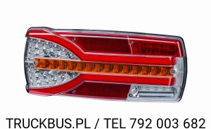 LAMPA ZESPOLONA DIODOWA 12-24V 6-FUNKCYJNA LEWA CARMEN HOR87 