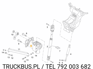 SPRĘŻYNA GAZOWA 120 N REGULACJI KOLUMNY KIEROWNICY