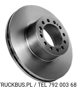 TARCZA HAMULCOWA OŚ PRZEDNIA MAN LION