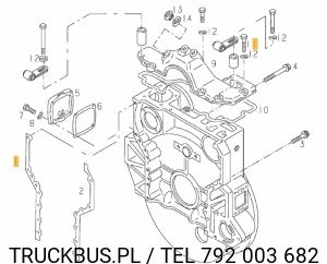 Uszczelka obudowy rozrządu Man  D2842