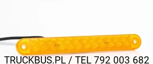 LAMPA OBRYSOWA LED ŻÓŁTA DŁUGA FRISTOM