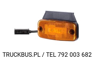  LAMPA OBRYS.DIOD.Z ODBL.ZOLTA 12-30V Z KATOWNIKIEM, ZLACZE QS, PRZEWOD 0,75M