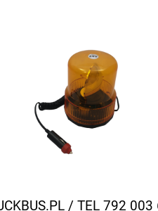 LAMPA OSTRZEGAWACZA KOGUT NA MAGNES 24V ŻARÓWKA 10W