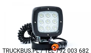  LAMPA ROBOCZA KWADRATOWA DIOD 9-DIODOWA