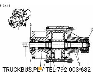 USZCZELNIACZ POMPY WODY  SUROWEJ D2866 LE/LXE20/30/40/47