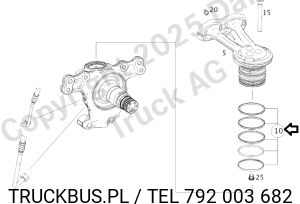 ZESTAW USZCZELEK HYDRODRIVE MERCEDES