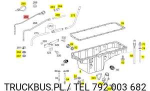 Miarka poziomu oleju Setra S 415 GT-HD