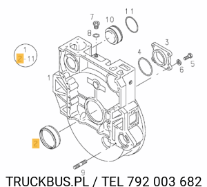 Pierścień uszczelniający wał  120X140X13-ACM/PTFE