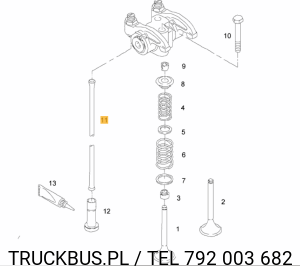 Laska popychacza zaworu Man D2842