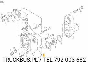 Obudowa termostatu Man D2842