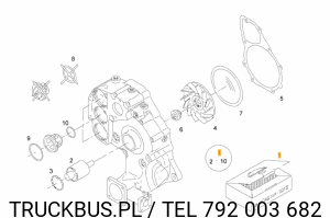 Zestaw naprawczy pompy wody Man D2842