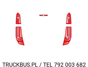 Odblask tylny prawy Scania Irizar I6S/I8